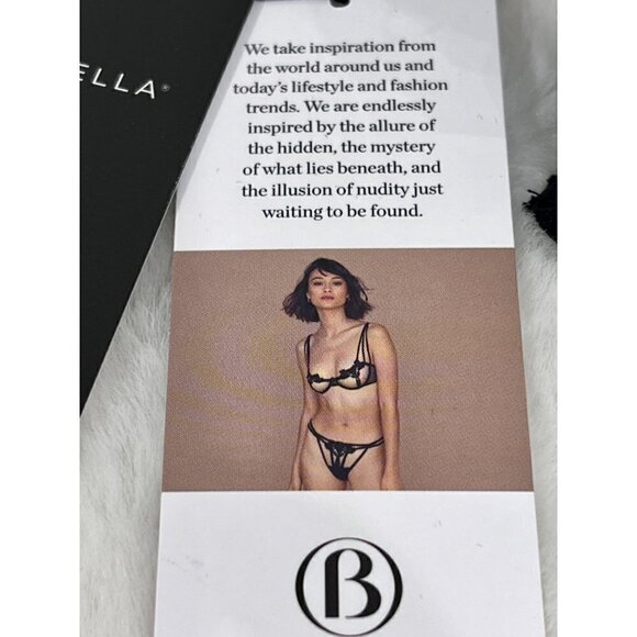 NWT BLUEBELLA EMILIA BRA underwired bra BLACK MSRP $64 - Picture 5 of 12